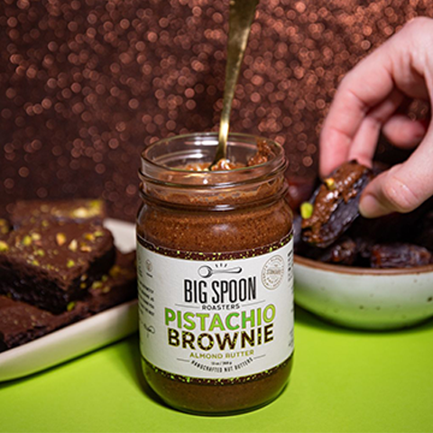 Spring 2026 Limited Batch: Pistachio Brownie Almond Butter!