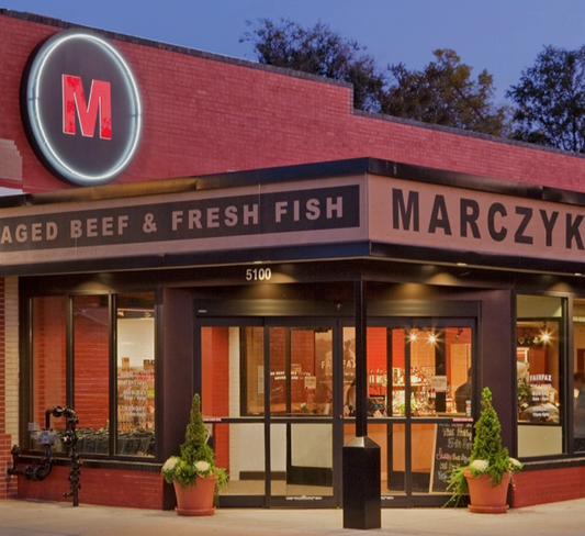 The outside of a Marczyk's Fine Foods store