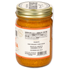 side of jar of Sweet Heat Peanut Butter showing nutrition facts and ingredients