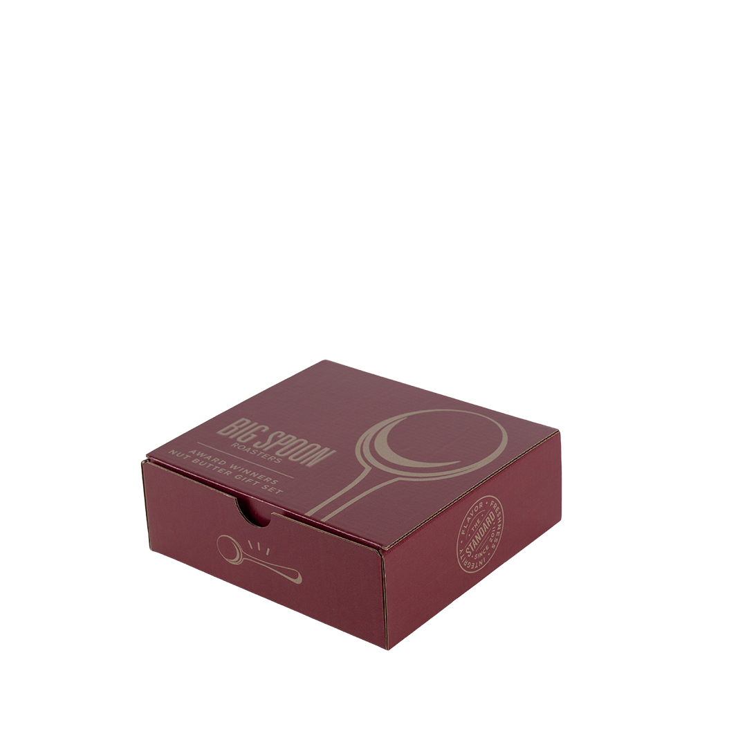 Box with Big Spoon Roasters logo and branding